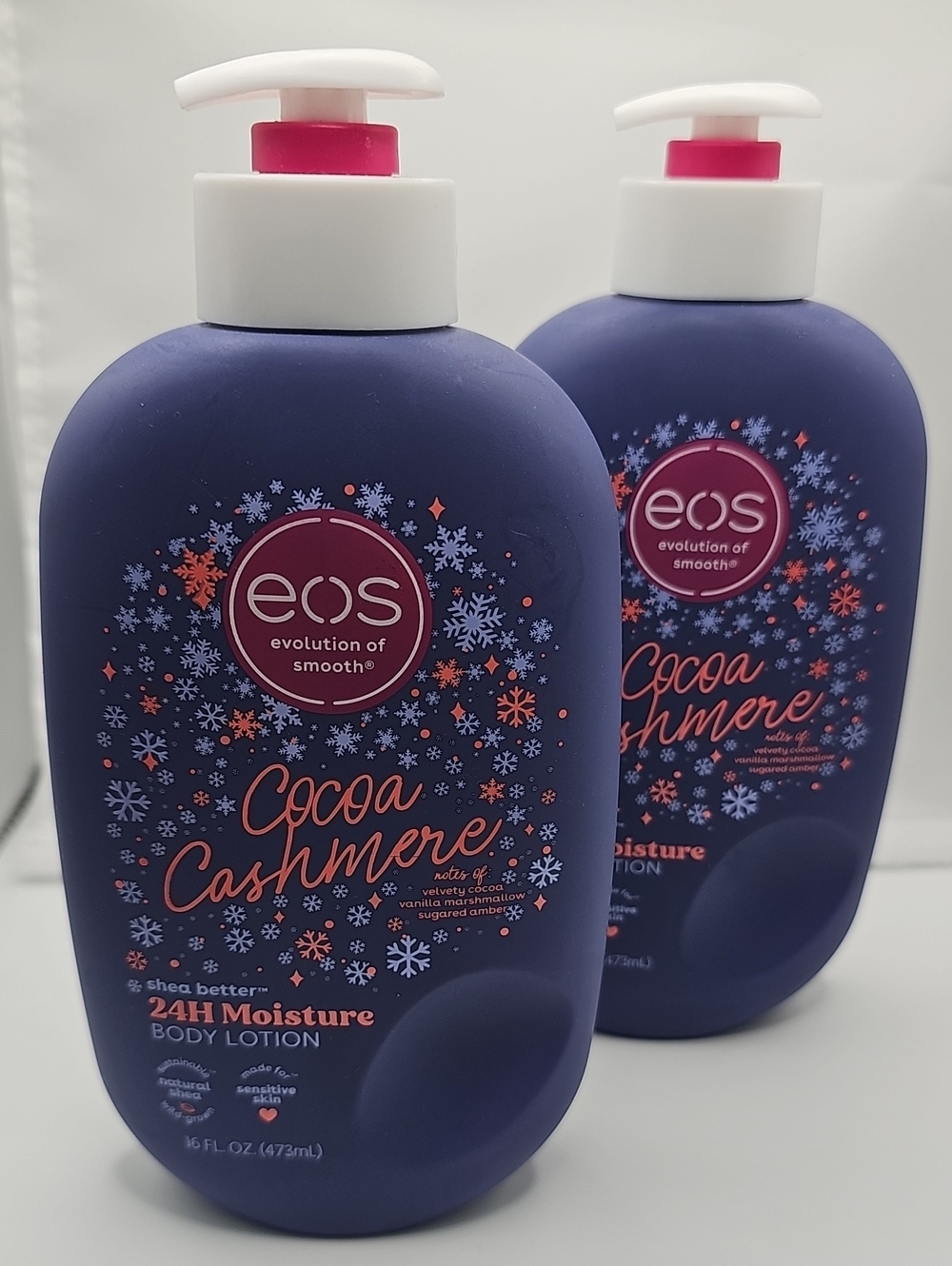 Eos Cocoa Cashmere Body Lotion Limited Edition Bundle of 2